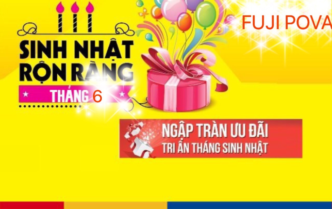 Tưng bừng khuyến mãi kỷ niệm 16 năm thành lập công ty
